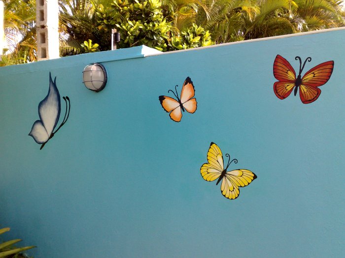 Schmetterlinge malen