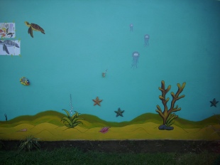 Wandmalerei Ozean